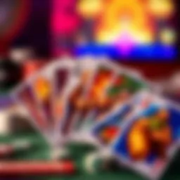 A vibrant digital card deck showcasing various themed cards