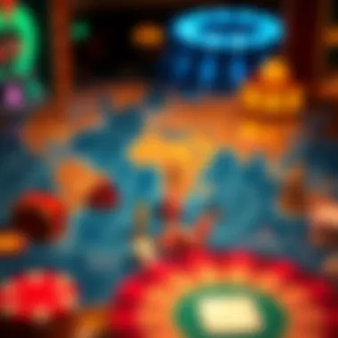 Global Landscape of Water-Based Casinos A map highlighting different regions with water-based casinos