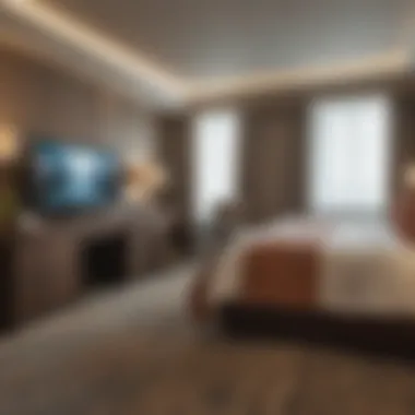Comfortable Guest Room at The New Pioneer Luxurious guest room interior highlighting comfort and style