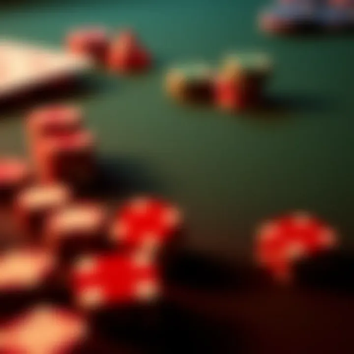 Overview of North Carolina's Online Gambling Landscape North Carolina state outline with poker chips and dice