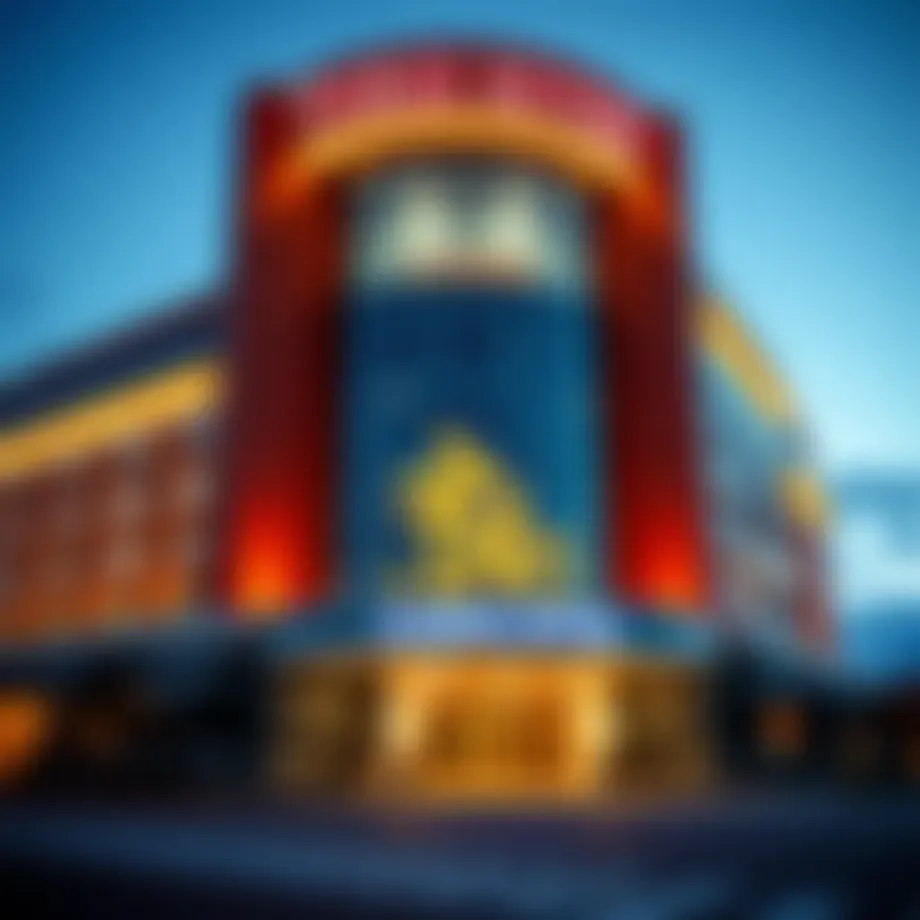 Exterior view of Three Rivers Casino Hotel showcasing modern architecture