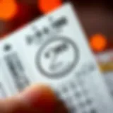 Illustration of a lottery ticket with a 2nd chance draw symbol