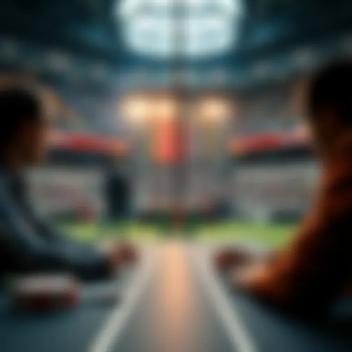 Illustration of betting odds comparison between bookmakers