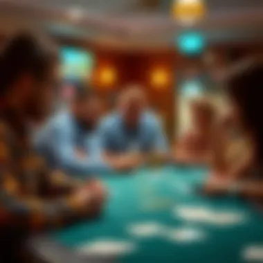 Education session on gambling awareness in a community setting