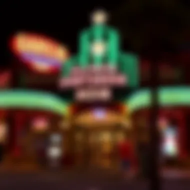 Exterior view of a Hollywood sportsbook during business hours