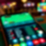 Exploring Sports Betting Apps in Michigan A view of a sports betting app on a smartphone