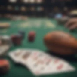 Visual representation of sports betting spreads