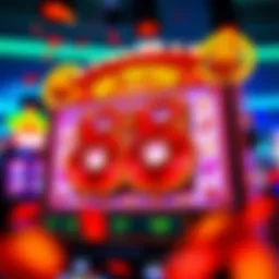 Visual representation of the 888 Fortunes slot machine showcasing its vibrant design.
