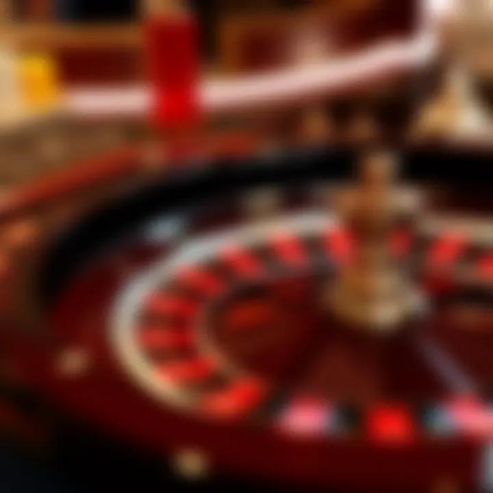 A detailed view of an online roulette table interface