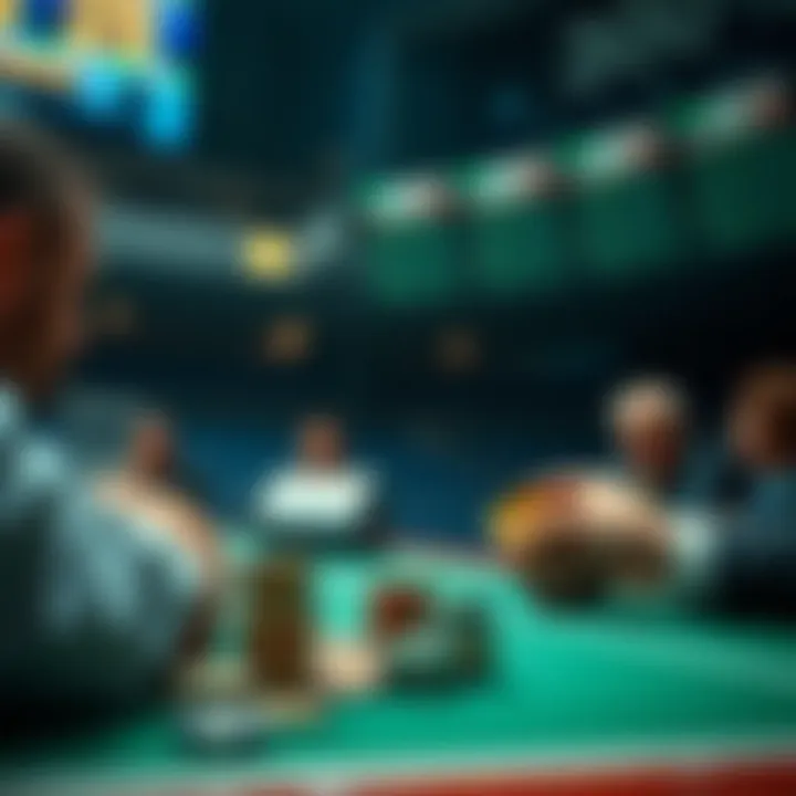 Investment Strategies in Sports Betting Conceptual illustration showcasing investment strategies in sports betting