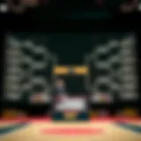 Visual representation of the March Madness bracket structure
