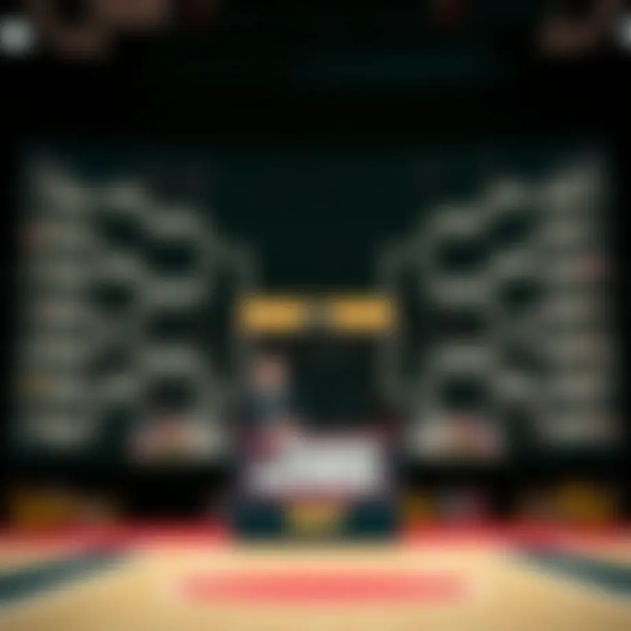 Visual representation of the March Madness bracket structure