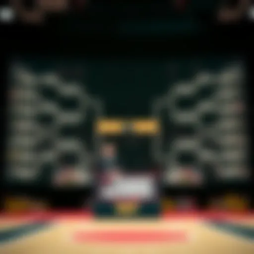 Understanding the Bracket Structure Visual representation of the March Madness bracket structure