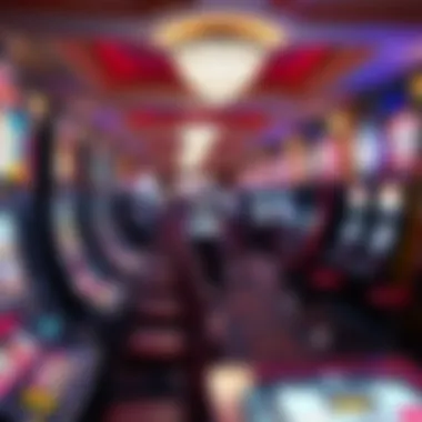 Diverse Gaming Floor at Winstar Casino Interior gaming floor filled with slot machines and tables